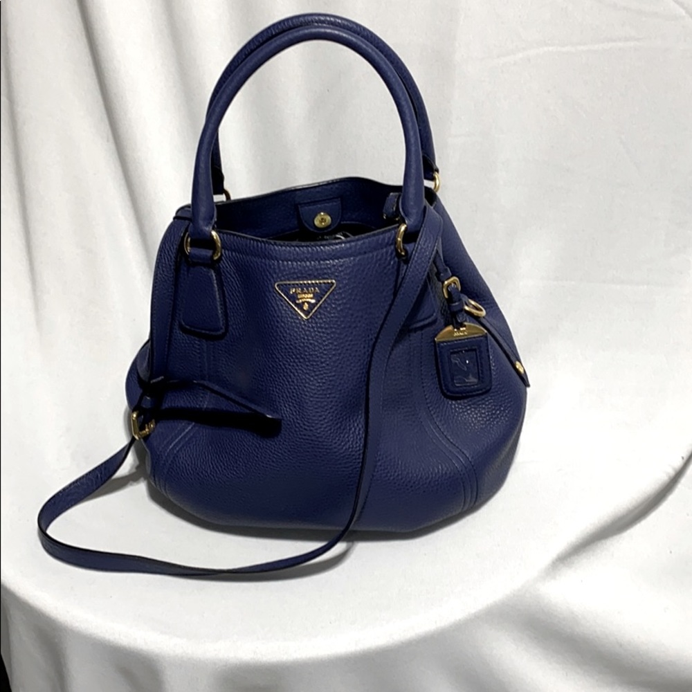 Prada Vitello Daino Leather Tote Bag